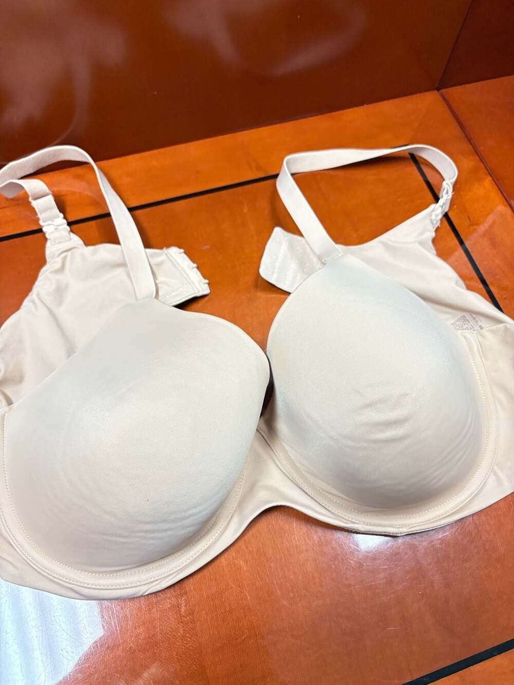 Auden Lightly Lined Full Coverage Bra 44C Beige